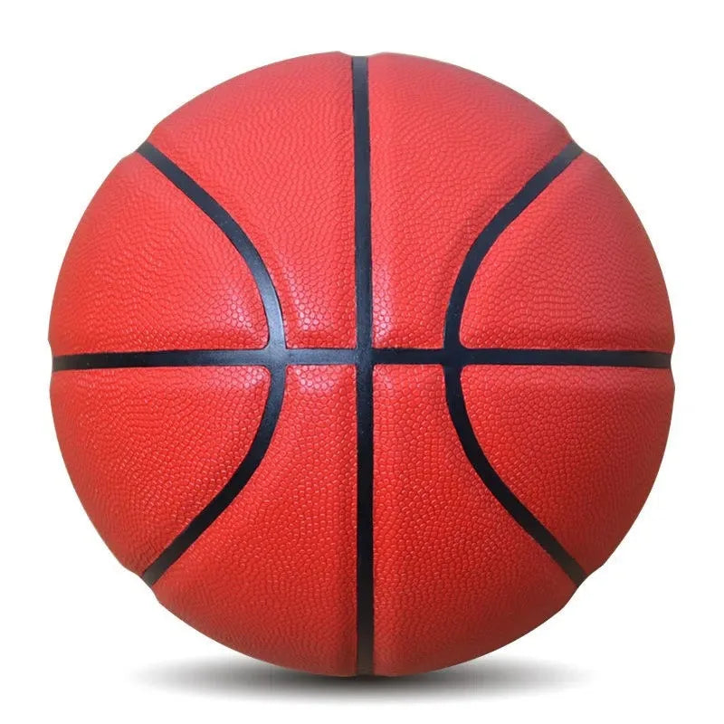 Custom OEM Size 7 White PU Leather Basketball with Personalized Logo Breathable Cover for Basketball Playing Natural Rubber Bladder
