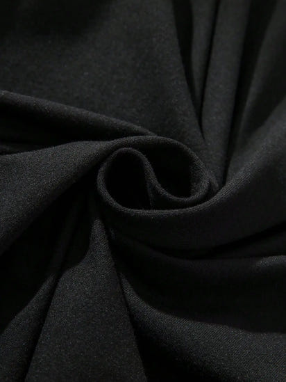 ROMWE MEN Grunge Punk Men's Silhouette Figure Print T-Shirt, High Street Vintage Style