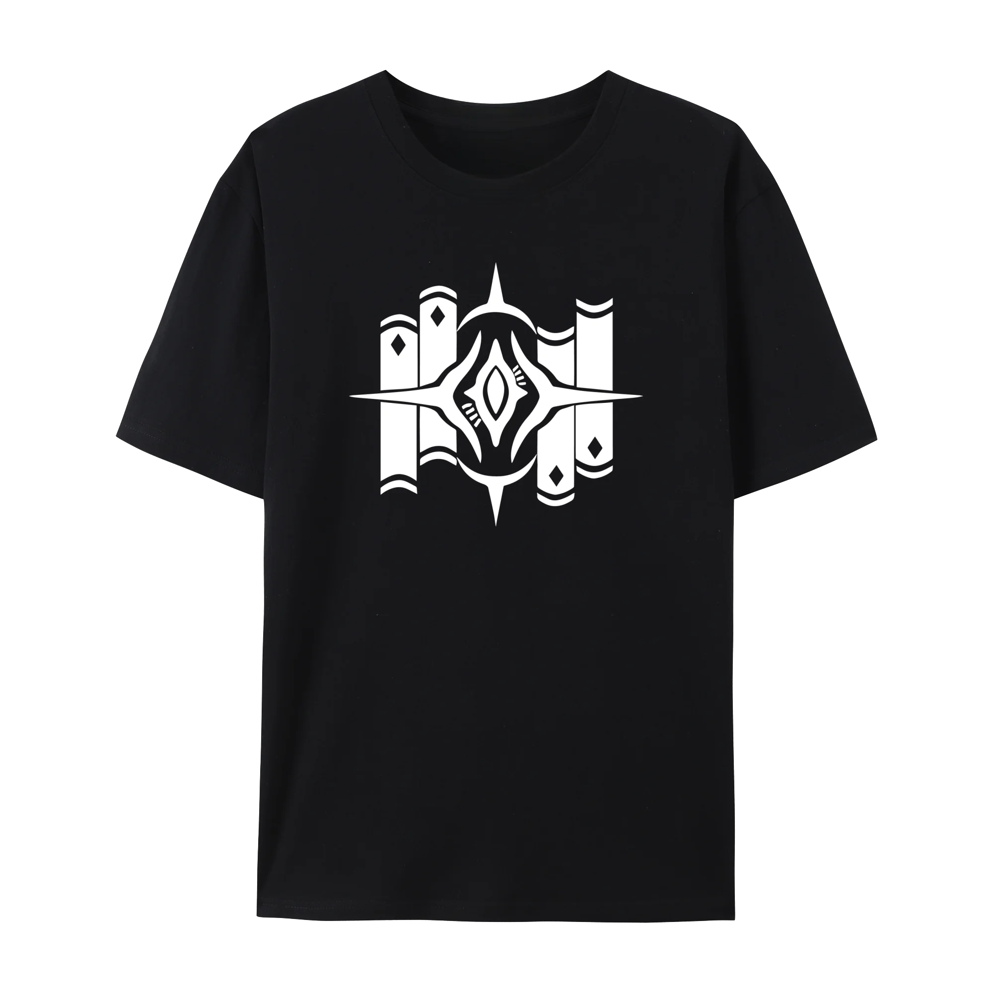 Honkai Star Rail Aeon Path Symbol Graphic Unisex Short Sleeve Crewneck Cotton T-Shirt