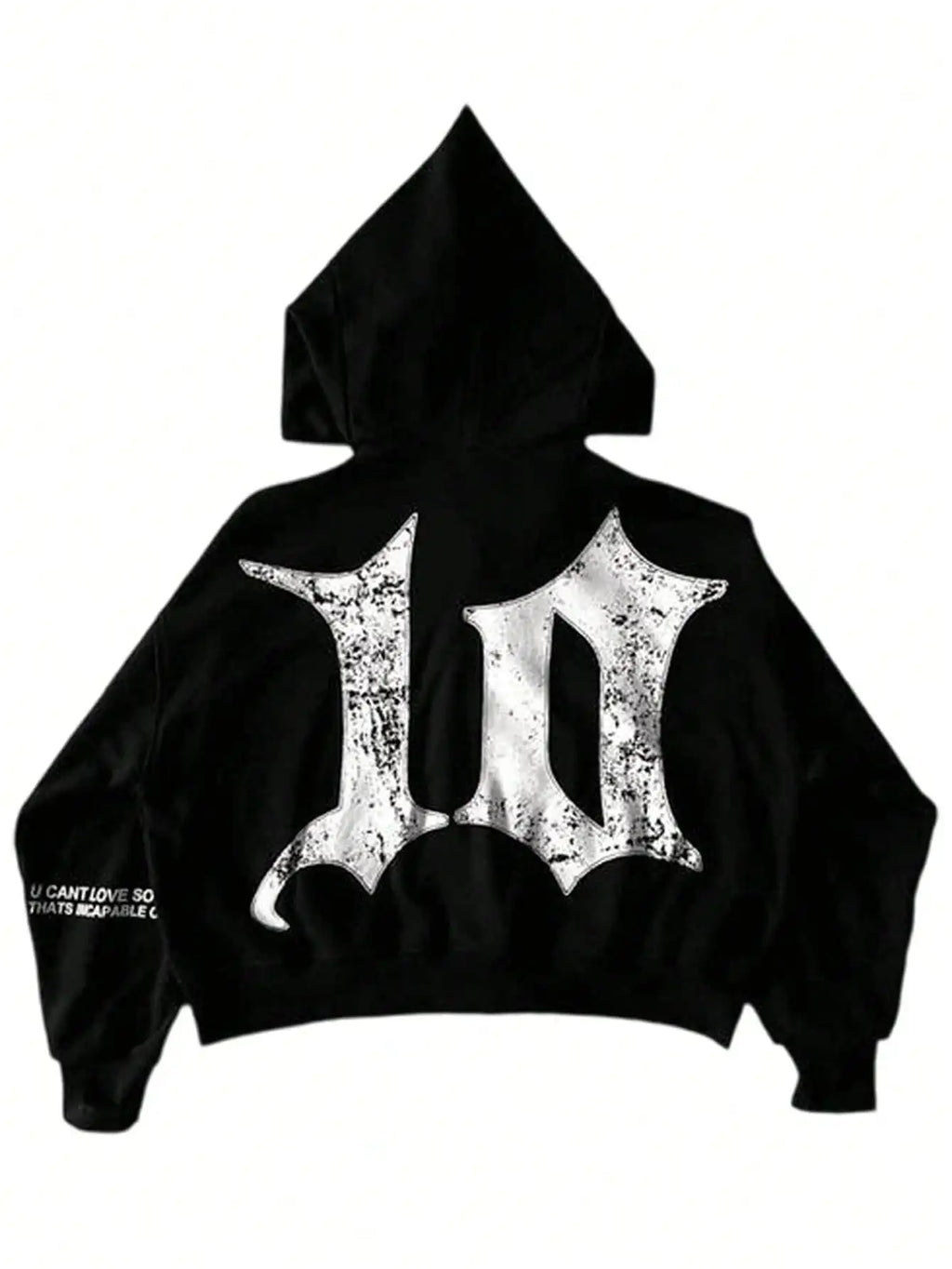 Men's Graphic Oversized Hoodies Y2k Zip Up Long Sleeve Hooded Sweatshirt Jacket Streetwear