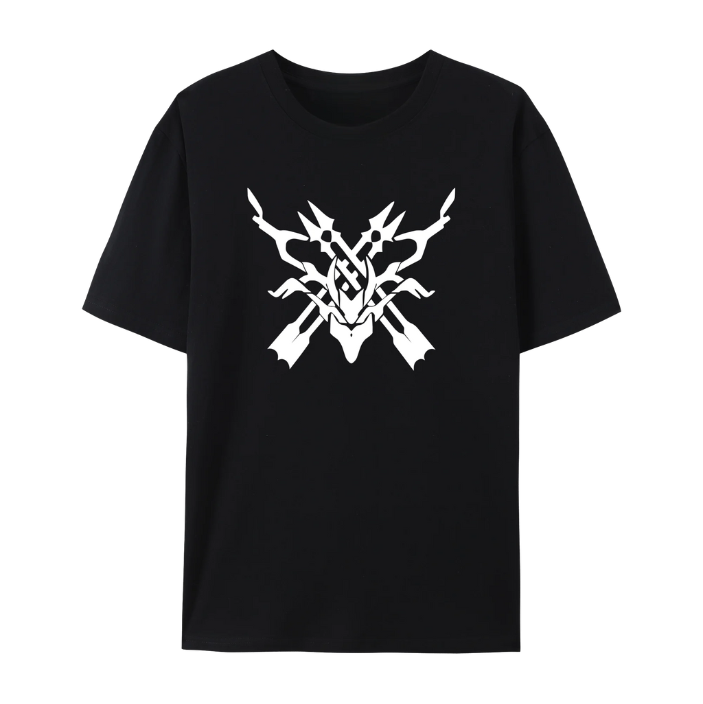 Honkai Star Rail Aeon Path Symbol Graphic Unisex Short Sleeve Crewneck Cotton T-Shirt
