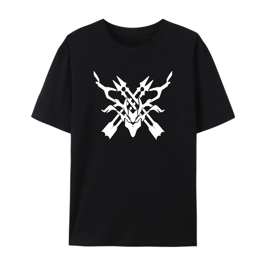 Honkai Star Rail Aeon Path Symbol Graphic Unisex Short Sleeve Crewneck Cotton T-Shirt