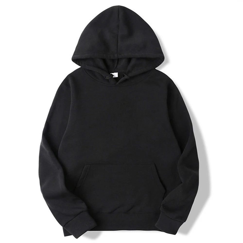 Plain Pullover Fleece Hoodies Unisex Wholesale Hooded Sweatshirt Men Cheap Sublimation Black Hoodie For Men Sudaderas De Hombre
