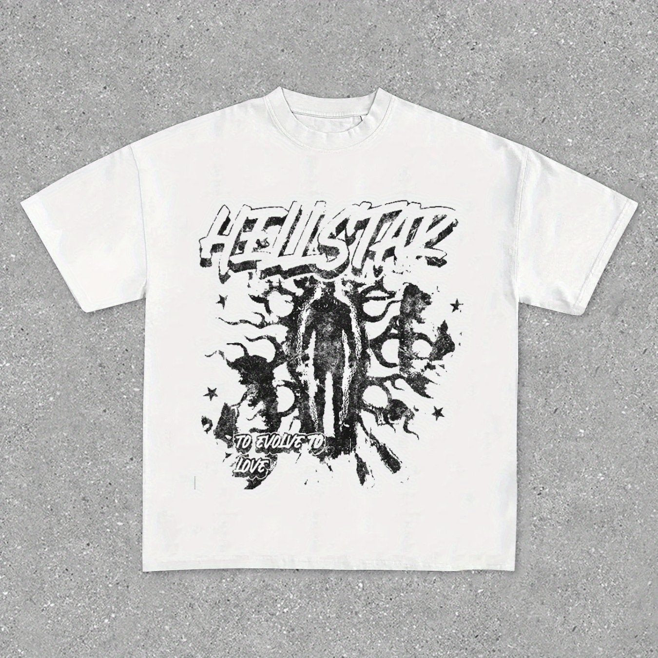 Payeah Hellstar Graphic T Shirt 90s Vintage Clothes Men Hellstar T Shirt Men and Women Streetwear Hot Sale Print Cotton Tops 2024